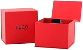 HUGO Men Analog Quartz Watch with Leather Strap 1530115