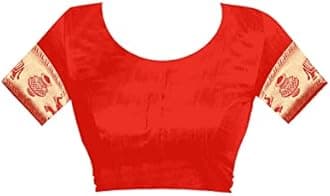 Sugathari Women's Banarasi Saree Pure Kanjivaram Silk Saree Soft new ladies 2023 Design Wear Pattu Sarees Latest Cotton Party Sari collections With Blouse Piece for Wedding sadi (SAM SAN 9016)