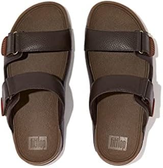 Fitflop K81-gogh Moc Adjustable Slide Sandals, Neoprene mens Sandal