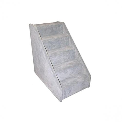 Animal Stuff Extra Wide 5 Step Dog Steps - Beige