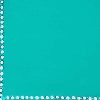 SOURBH Women's Soft Georgette Designer Mirror Border work Plain Saree with Blouse Piece