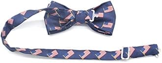 Carahere Men's Bow Ties Pre-Tied Adjustable Fun Pattern Bow Ties for Men
