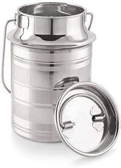 BHATI Stainless Steel Ghee can/Oil Container/Milk Pot/Milk Can (3 L)