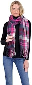 womens scarf rectangle, Berry Combo, One Size