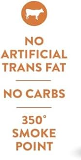 Fatworks 100% Grass Fed & Grass Finished, Pasture Raised Beef Tallow, Artisanally Rendered, WHOLE30 Approved, KETO, PALEO, 28 oz.