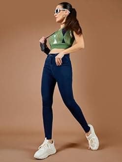 Miss Chase Women's Skinny Fit High Rise Jeans