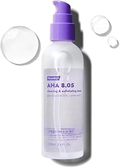 FRANKLY AHA 8.05% Toner | Pore-Refining Exfoliator with Glycolic Acid, 17 Amino Acids, Hyaluronic Acid | Smooths Texture, Hydrates, Targets Flakiness | Korean Skin Care 3.38 fl oz