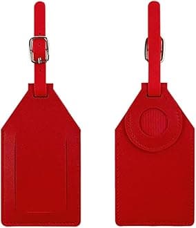 Stebcece Luggage Tags Travel Suitcase Label with Strap Baggage Identifier Tags Portable