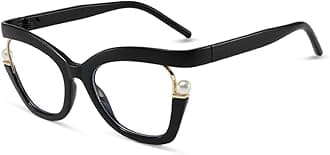 Oversized Cat Eye Reading Glasses for Women, Retro Stylish Blue Light Blocking Reader, Anti-fatigue Computer Glasses