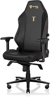 Secretlab Titan Evo Stealth Gaming Chair - Reclining, Ergonomic & Heavy Duty Computer Chair with 4D Armrest, Magnetic Head Pillow & Lumbar Support - Big and Tall Up to 395lbs - Black - Leatherette