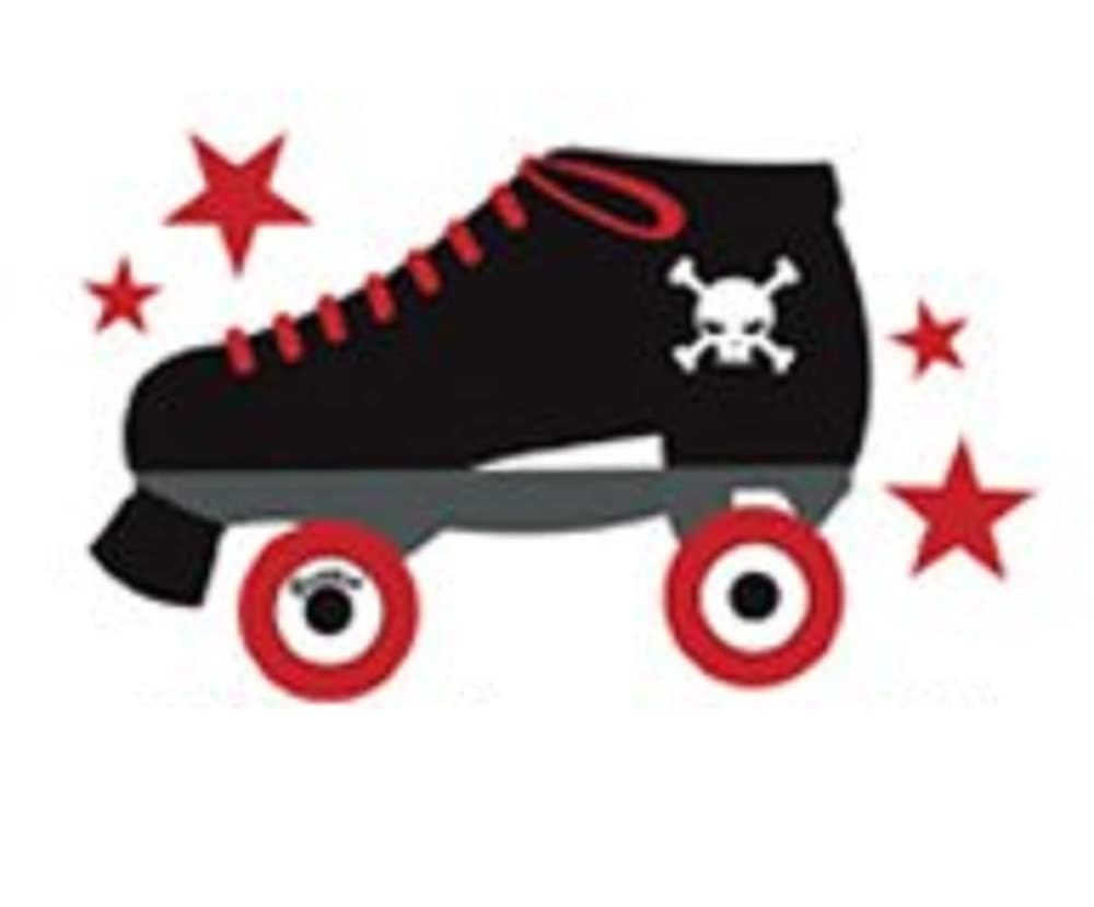 Evilkid Productions - This Is How I Roll Roller Skate - Mini Sticker / Decal