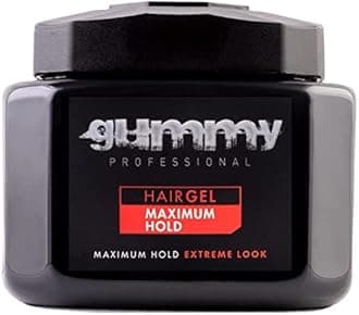 Gummy Hair Gel Maximum Hold Extreme Look 23.5 Ounce (700ml) (6 Pack)