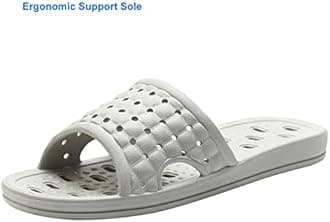 COZYAREA Shower Shoes Quick Dry Non-Slip Bathroom Slippers for Men Women Dorm Home Slides