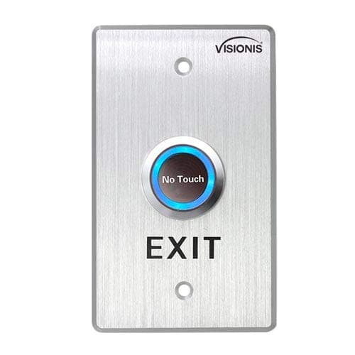 Vsionis VIS-7013 Stainless Steel No Touch Request to Exit Button with Time Delay Standard Size (Button)