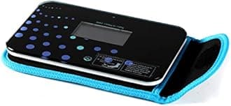 NewlineNY Auto Step On Super Mini Travel Bathroom Scale, 5.25" x 8.5" NewlineNY Auto Step On Super Mini Travel Bathroom Scale, 5.25" x 8.5" SBB0638SM-TW+S002BU (Trendy Wave)