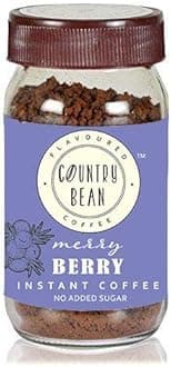 Berry Flavoured Instant Coffee Powder 60 gm (2.11 Oz) Jar