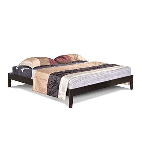 Altozzo Alt-K3342-Esp Manhattan Eco Friendly Solid Wood Platform Bed, King, Espresso