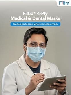 FILTRA 4-Ply Ear Loop Mask (Box of 50 Masks)