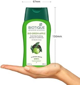 Biotique Bio Green Apple Fresh Daily Purifying Shampoo And Conditioner, 200ml