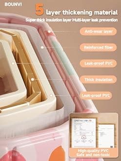 47''Portable insulated bathtub, Ice Bath Tub for Athletes, Inflation-free bathtub for shower, Ice Plunge Tub with Cover, Baths at Home & Outdoor（with Cover）