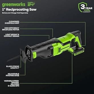 Greenworks 48V (24V x 2) Electric Lawn Mower Combo Kit - 20" Mower, 12" String Trimmer, 320 CFM Blower, 1/2" Drill, 1/4" Impact Driver, 1-1/8" Reciprocating Saw - 5 Batteries, 3 Chargers