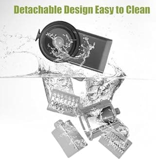 Electronic Vegetable Slicer is Easy to Use and Flexible,Can be Carried 0utdoors, Has 3 Different Shapes of Blades, Electric Salad Machine Can be Used for Cheese, Fruit, Vegetables