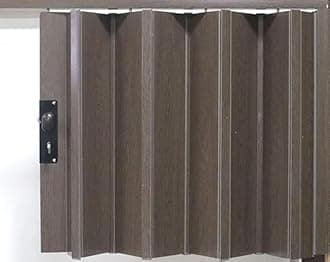 PVC Folding Door (Sliding Door) (Light grey, W90CM x L220CM)