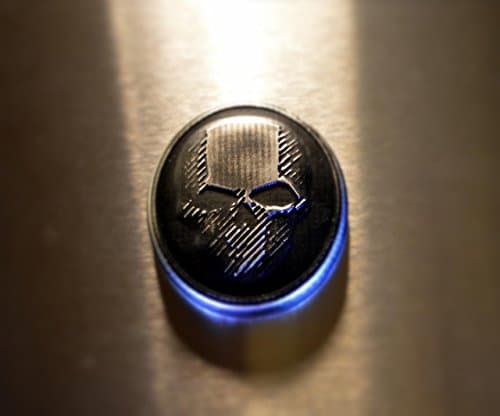 Inspired by Ghost Recon game fridge magnet (SM, Silver/Black)