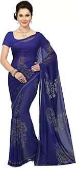 Yashika Women Georgette Standard Length Saree
