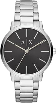 Armani Exchange Men's Three-Hand, Stainless Steel Watch, 42mm case size