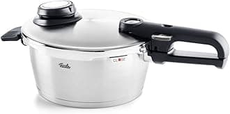 - Vitavit Premium Pressure Cooker with Steamer Insert, 3.7 Quart