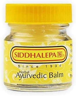 Siddhalepa Sri Lankan Herbal Ayurvedic Balm Pain Relief Balm for Common Pain, Cold, Head Aches (Pack of 2 x 25 gms each)
