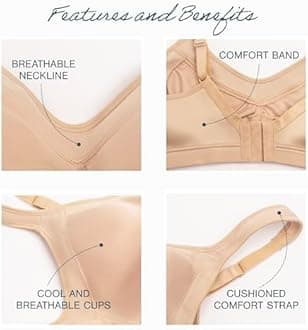Playtex Women's 18 Hour Wireless Seamless Full-Coverage T-Shirt Bra with Smoothing Support, Us4159 Bras (Pack of 1)