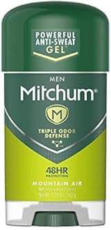 Mitchum Advanced Gel Anti-Perspirant & Deodorant, Mountain Air 2.25 oz (Pack of 4)