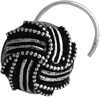 abhooshan Silver Alloy Nose Pin Studs for Women and Girls Stylish and Latest Gift for Wife Friend Mother Sister