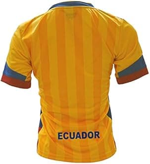 ARZA Ecuador Women’s Soccer Jersey - National Team Fan Jersey Yellow 100% Polyester