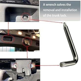Trunk Latch Actuator Compatible with Volkswagen Tiguan 2009-2018, Jetta Sportwagen 2009-2014, for VW Golf TDI Wagon GTI R MK6 MK7, Beetle 2012-2019, Tailgate Boot Lock Motors 5M0827505E