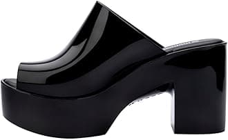 Melissa Mule Heel Collection - Fashion Sandal for Women - Iridescent Comfortable Mule Style - High-Shine Upper with Bubblegum Scent - Chic and Sophisticated