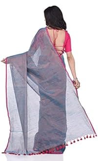 dB DESH BIDESH Women’s Soft Tissue Silk Saree Trendy Bollywood Chiffon Georgette Saree for Party, Wear Dola Mysore Silk Mayurkonthi Sarees for Wedding and Festivals Fancy Farewell Saree for Women