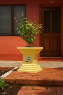 NEER Big Size Rotomolded Tulsi Vrindavan Polymer Pot – 20x15 Inch Rectangular...