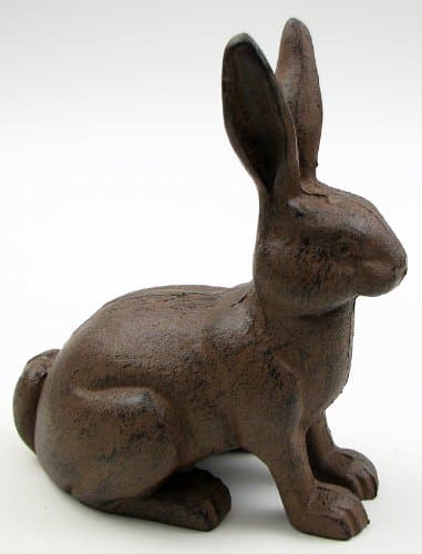 Rabbit Figurine or Door Stop - Cast Iron
