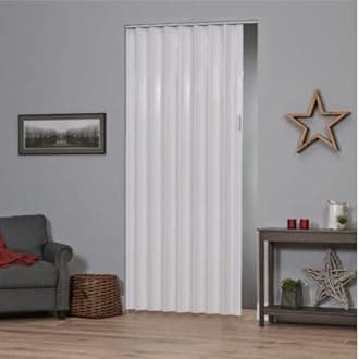 PVC Folding Door (Sliding Door) (Marble, W90CM x L220CM)