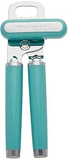 KitchenAid Classic Multifunction Can Opener/Bottle Opener, 8.34-Inch, Aqua Sky