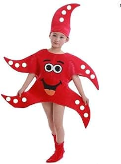 Quenny children's marine animal costume,seahorse octopus starfish crab Halloween dance costume.
