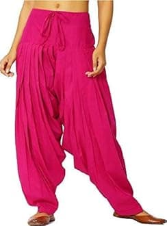 Woman's Plain Cotton Salwar Free Size || Plain Patiala || SEMI Patiala Pants || Solid Cotton