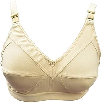 Women's Cotton Non-Padded Wire Free Regular Bra