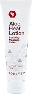 ForeverAloe Heat Lotion Soothing for Stressed Muscles Massage Cream