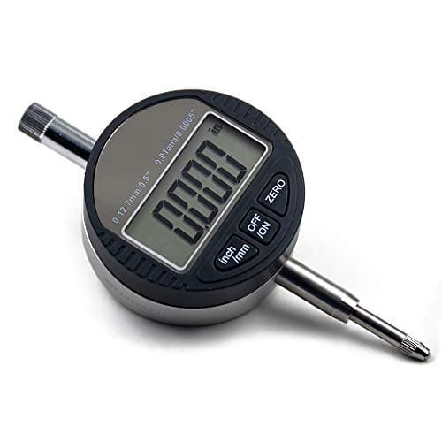 Digital Dial Indicator 0.01mm/0.0005'' Digital Probe Indicator Dial Test Gauge Range 0-12.7mm/0.5'' Dial Test Indicators Electronic Indicator Gauge