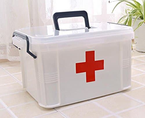 JinZhiCheng Practical Home Multi-Function Large Capacity First Aid Medical Storage Box