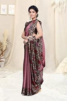MIRCHI FASHION Chiffon Printed Women's Saree with Blouse Piece